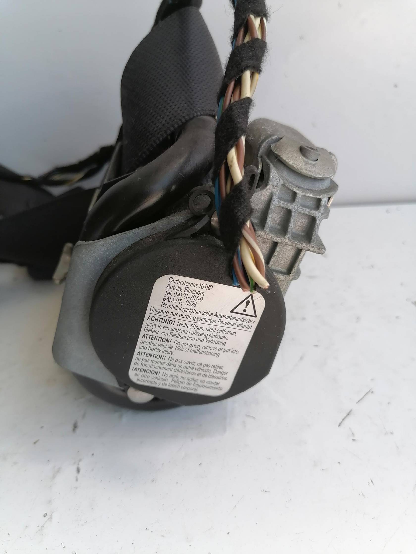 Cintura di sicurezza ant. dx.